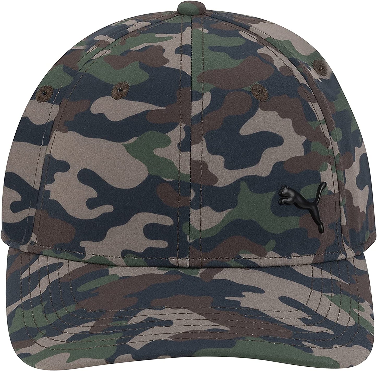 PUMA Stretch Fit Cap Apparel & Accessories > Clothing Accessories > Hats PUMA Green/Brown Small-Medium