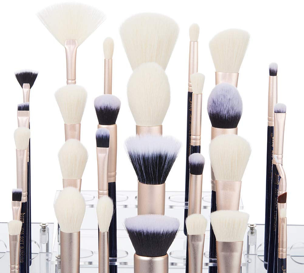 Jessup Brush Set Make up Brushes Powder Brush Face Lip Make-Up Brush Professional Beauty Brush Tools&Kits 30 Pcs Prussian Blue T470 Health & Beauty > Personal Care > Cosmetics > Cosmetic Tools > Makeup Tools Jessup