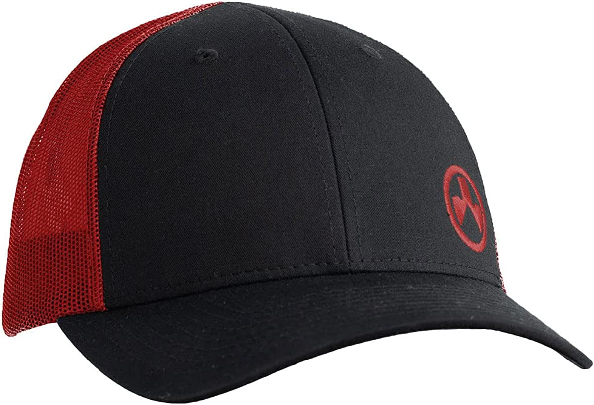 Magpul Trucker Hat Snap Back Baseball Cap, One Size Fits Most Apparel & Accessories > Clothing Accessories > Hats Magpul Icon Black/Red One Size