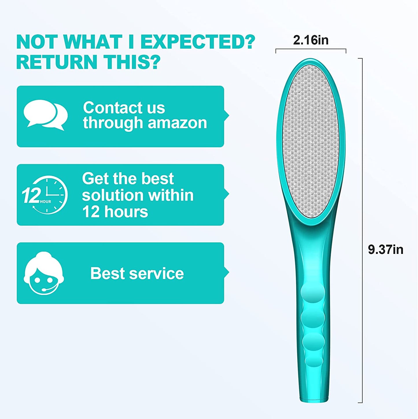 DALLEAN Pedicure Rasp Foot File Pedicure File Callus Remover Best Foot Care File Can Be Used on Both Dry and Wet Feet No Risk of Injury Pedi File Was Life Changing, B-Blue Health & Beauty > Personal Care > Foot Care DALLEAN