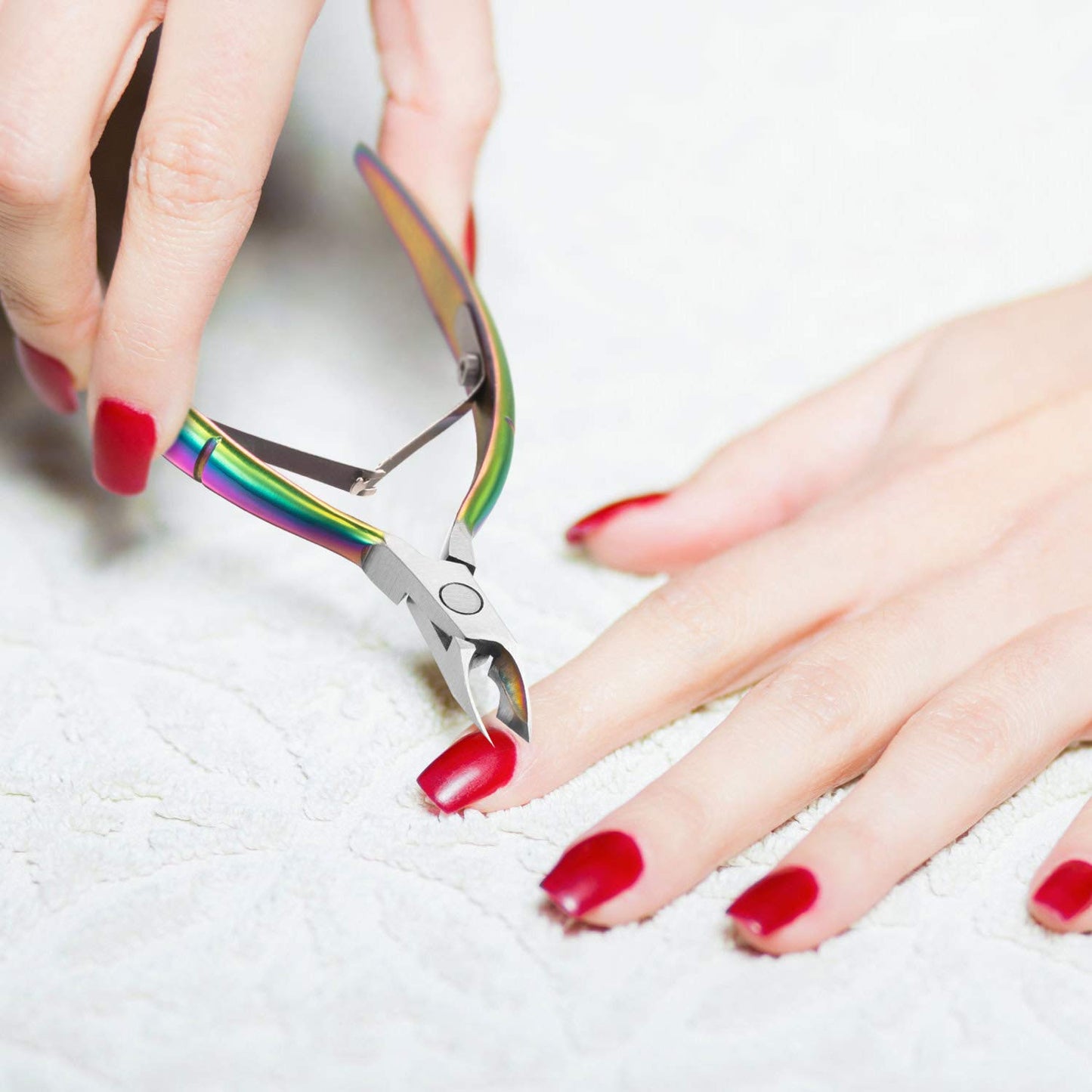 Professional Cuticle Remover Cuticle Nipper with Cuticle Pusher Cutter Stainless Steel Cuticle Trimmer Clipper Nail Gel Remover Manicure Tools for Fingernails and Toenails Health & Beauty > Personal Care > Cosmetics > Cosmetic Tools > Nail Tools Bememo