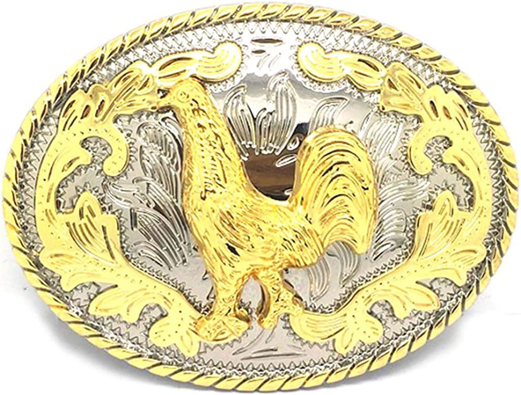 KDG Western Cowboy Belt Buckle for Belt Accessories Custom Buckle Apparel & Accessories > Clothing Accessories > Belt Buckles KDG Golden Rooster