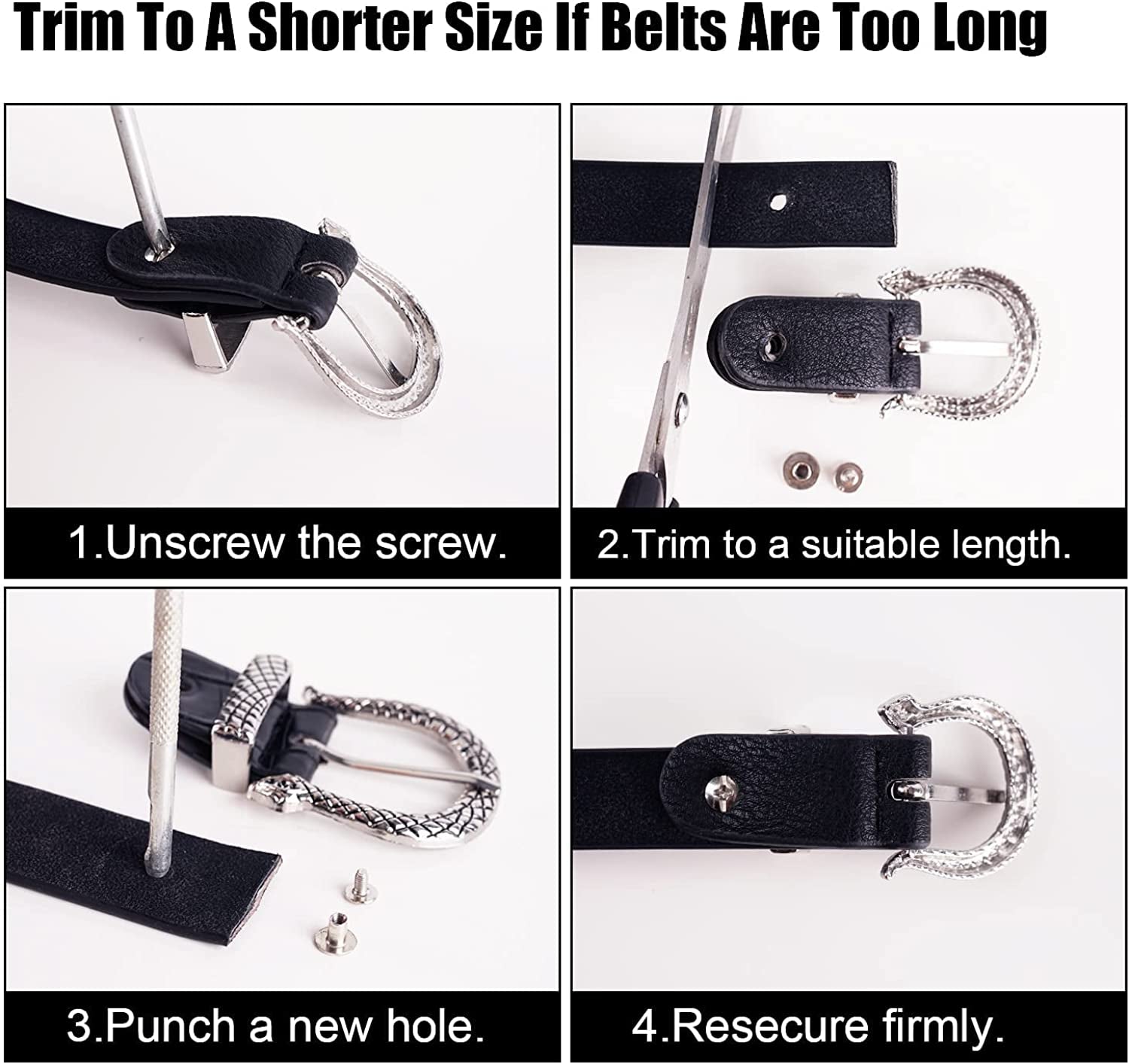 FIORETTO Women Fashion Belt with Snake Buckle Apparel & Accessories > Clothing Accessories > Belts FIORETTO