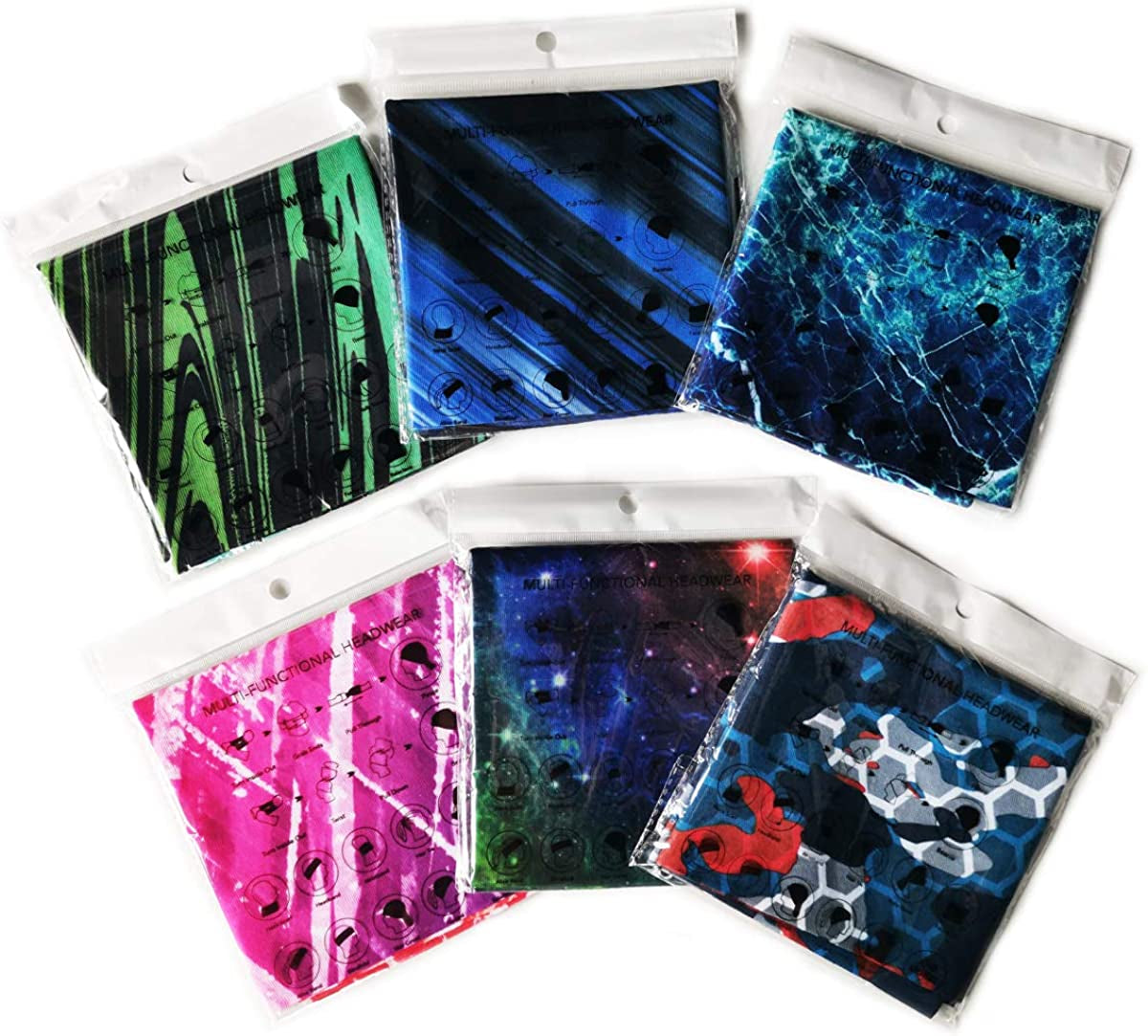 LOTUYACY Outdoor Wide Headband, Neck Gaiter Windproof Scarf Sunscreen Breathable Bandana for Men&Women,Multi Function Headwear Apparel & Accessories > Clothing Accessories > Headwear LOTUYACY