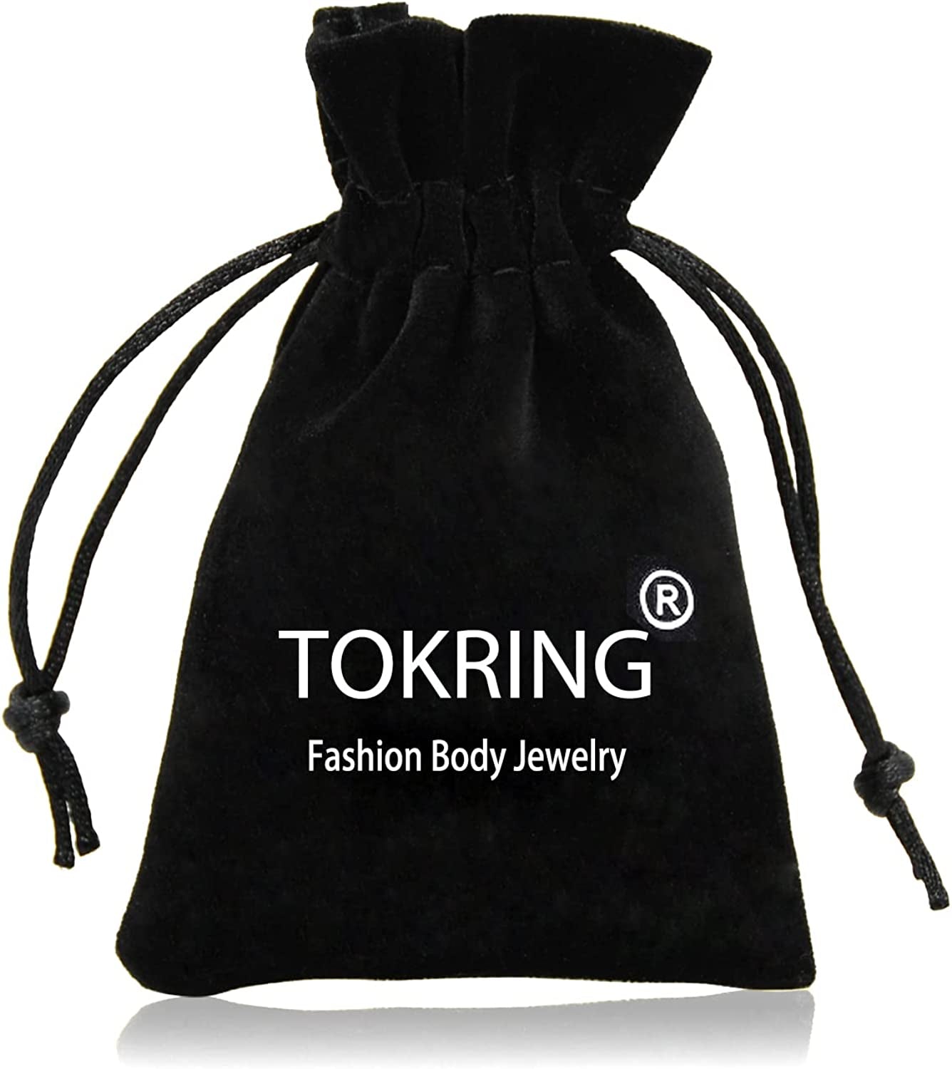 TOKRING 14G 14Mm 16Mm Nipple Rings Surgical Steel Nipple Barbell Nipple Piercing Jewelry for Women Girls Apparel & Accessories > Jewelry > Body Jewelry TOKRING