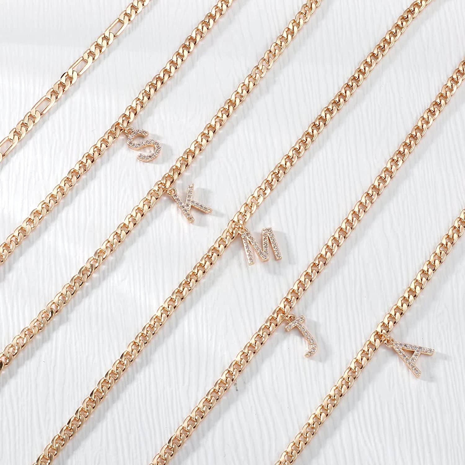 Initial Ankle Bracelets for Women, 14K Gold Plated Layered Initial Cubic Zirconia Ankle Bracelets Dainty Beach Letter Initial Anklet A-Z Gold Anklets for Women Teen Girls Foot Jewelry Gifts Apparel & Accessories > Jewelry > Anklets IEFSHINY