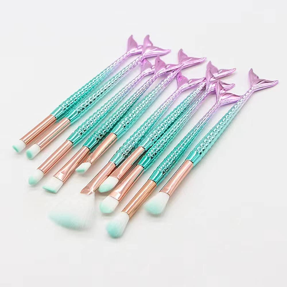 Makeup Brush Set 11Pcs Eye Makeup Brushes, Eyeshadow Concealer Eyeliner Brow Blending Brush Tool Health & Beauty > Personal Care > Cosmetics > Cosmetic Tools > Makeup Tools SQULIGT