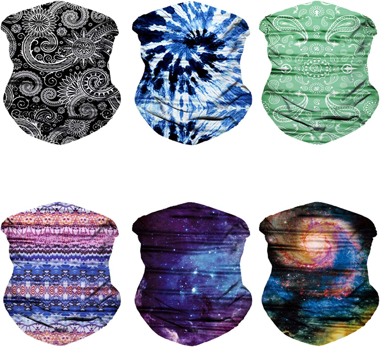 Oureamod Wide Headbands for Men and Women Athletic Moisture Wicking Headwear for Sports,Workout,Yoga Multi Function (Fantasy) Apparel & Accessories > Clothing Accessories > Headwear Oureamod