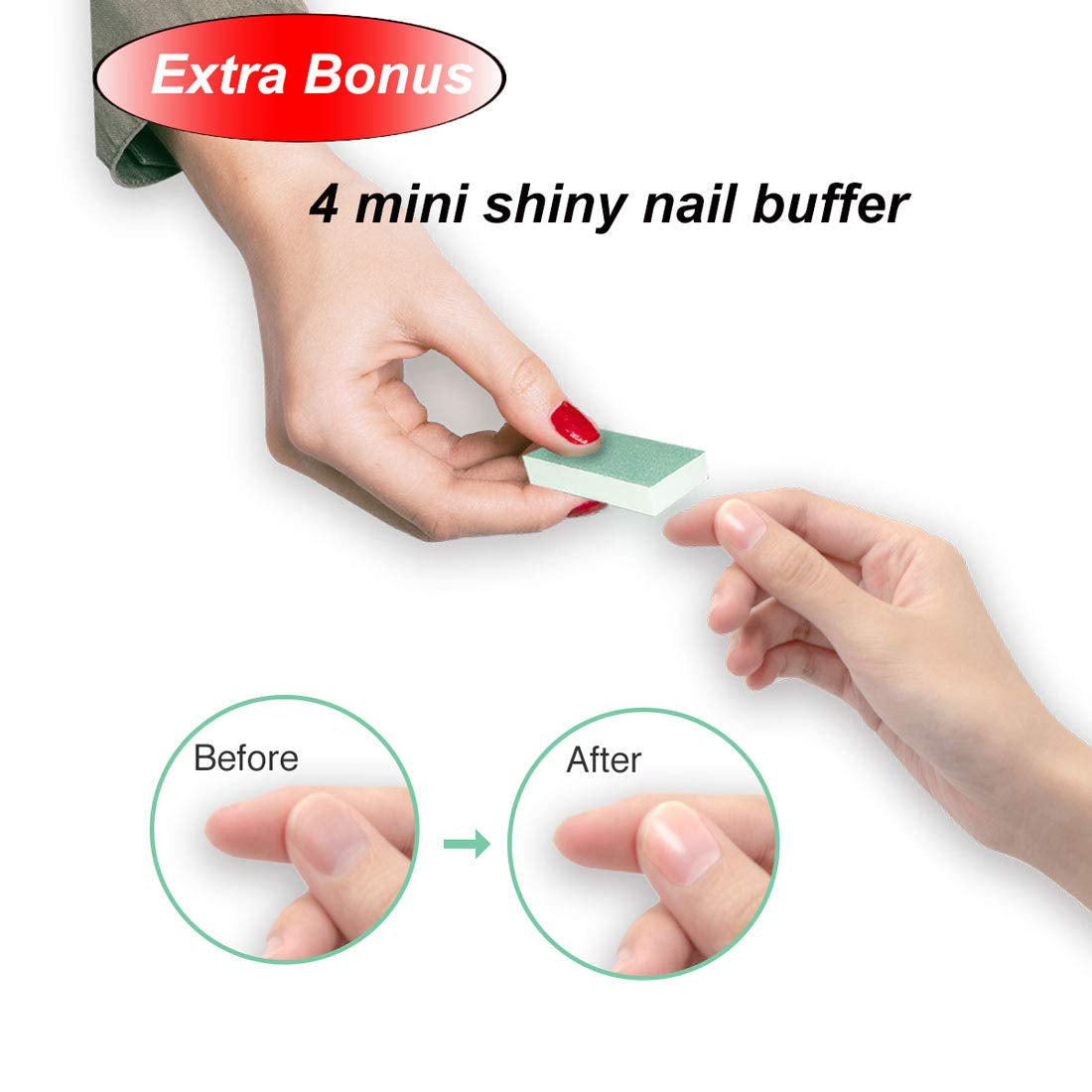 Maryton Nail Buffer Sanding Block Polisher Buffing File 60/100 Grit for Acrylic Nail Art Kit Manicure Tools 10 PCS (Black Purple) Health & Beauty > Personal Care > Cosmetics > Cosmetic Tools > Nail Tools MARYTON