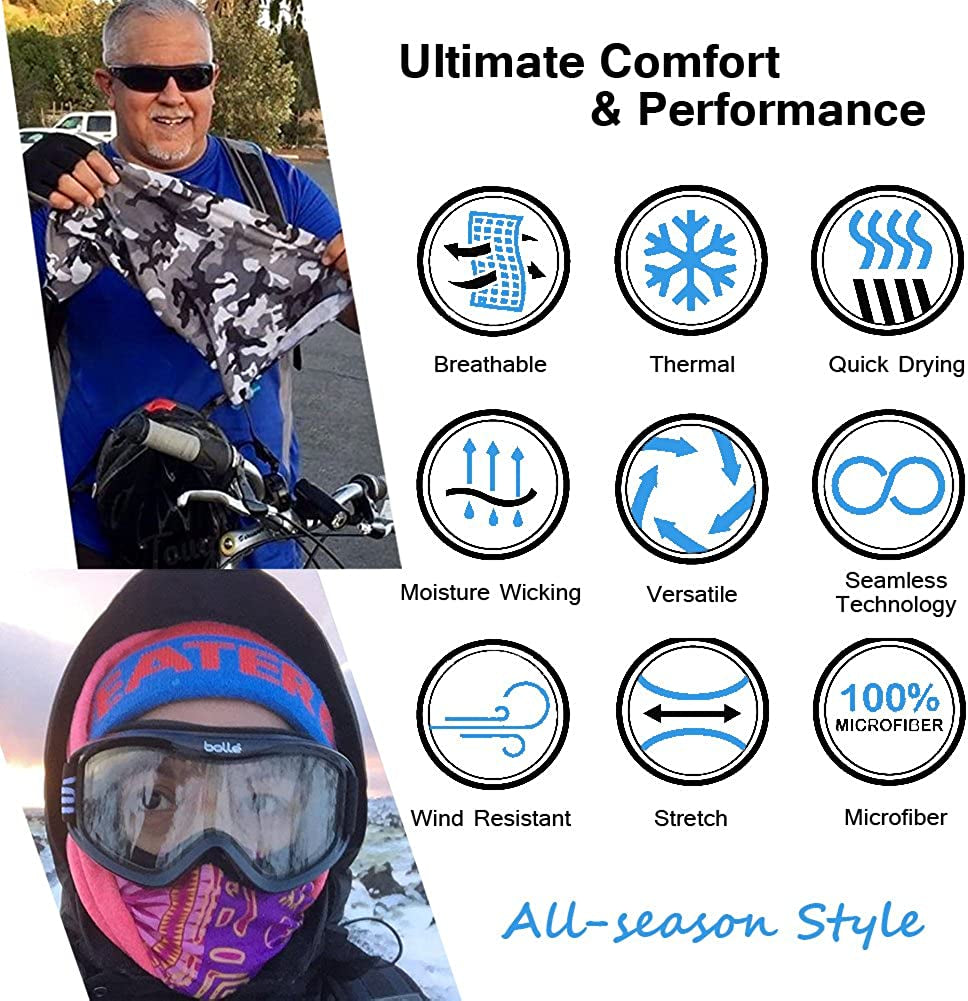 Oureamod Wide Headbands for Men and Women Athletic Moisture Wicking Headwear for Sports,Workout,Yoga Multi Function (Fantasy) Apparel & Accessories > Clothing Accessories > Headwear Oureamod