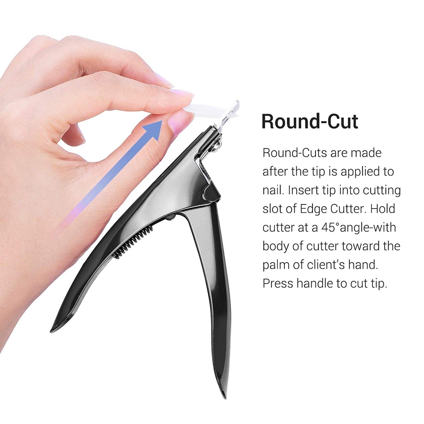 Professional Acrylic Nail Clipper Fake False Nails Tip Cutter Nail Trimmer for Artificial Nail Manicure Pedicure Sharp Rustproof Nail Art Tool Home DIY Use Black Health & Beauty > Personal Care > Cosmetics > Cosmetic Tools > Nail Tools AIRSEE