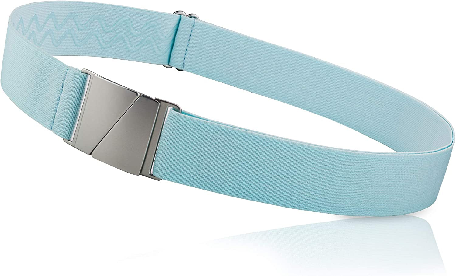 No Show Invisible Elastic Belts for Women & Men Non Slip Fits Waist Upto 50 Inch. Apparel & Accessories > Clothing Accessories > Belts ONE-BELT Blue