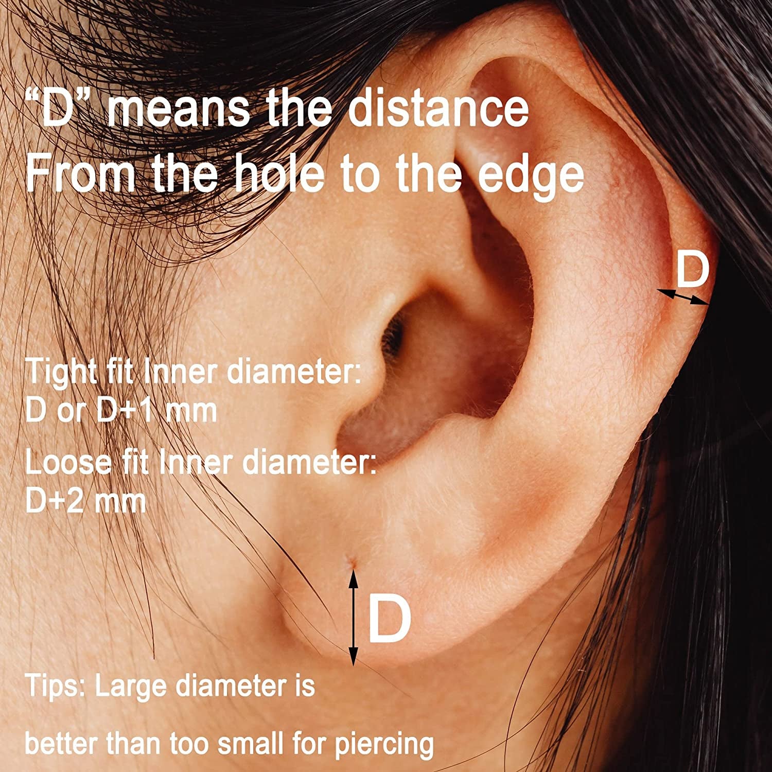 Ldurian Surgical Steel Nose Ring Hypoallergenic Nose Piercing Jewelry 20G 18G 16G 14G Diameter 5Mm to 16Mm Hinged Nose Rings Hoops for Women Gold Silver Rose Gold Black Color Apparel & Accessories > Jewelry > Rings KYLIE MAX