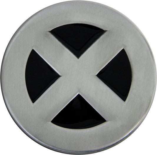 Fun Buckles Unisex-Adult'S X-Man Die Cast Pewter Finish Enameled Belt Buckle Silver Apparel & Accessories > Clothing Accessories > Belt Buckles Fun Buckles
