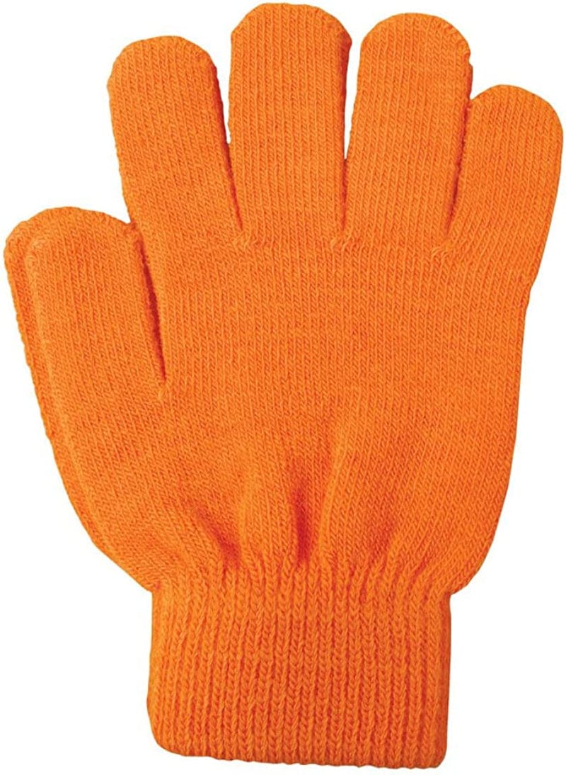 A&R Sports Knit Gloves Apparel & Accessories > Clothing Accessories > Gloves & Mittens A&R Sports Tangerine One Size