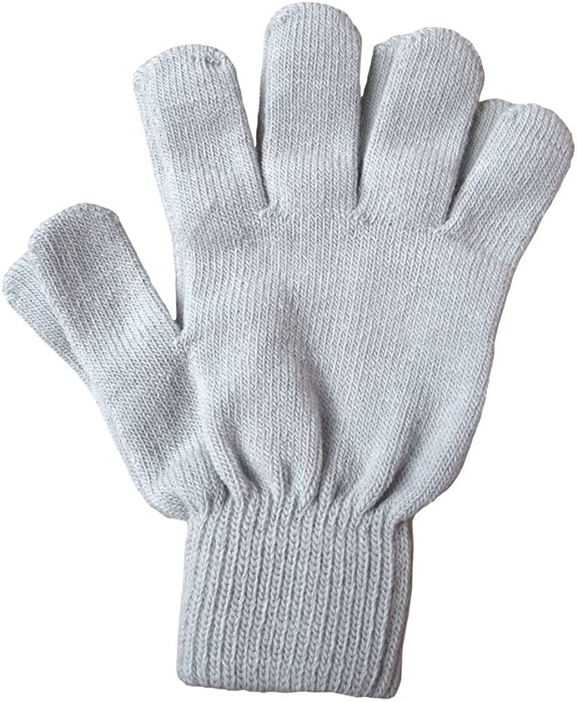 A&R Sports Knit Gloves Apparel & Accessories > Clothing Accessories > Gloves & Mittens A&R Sports Silver Adult