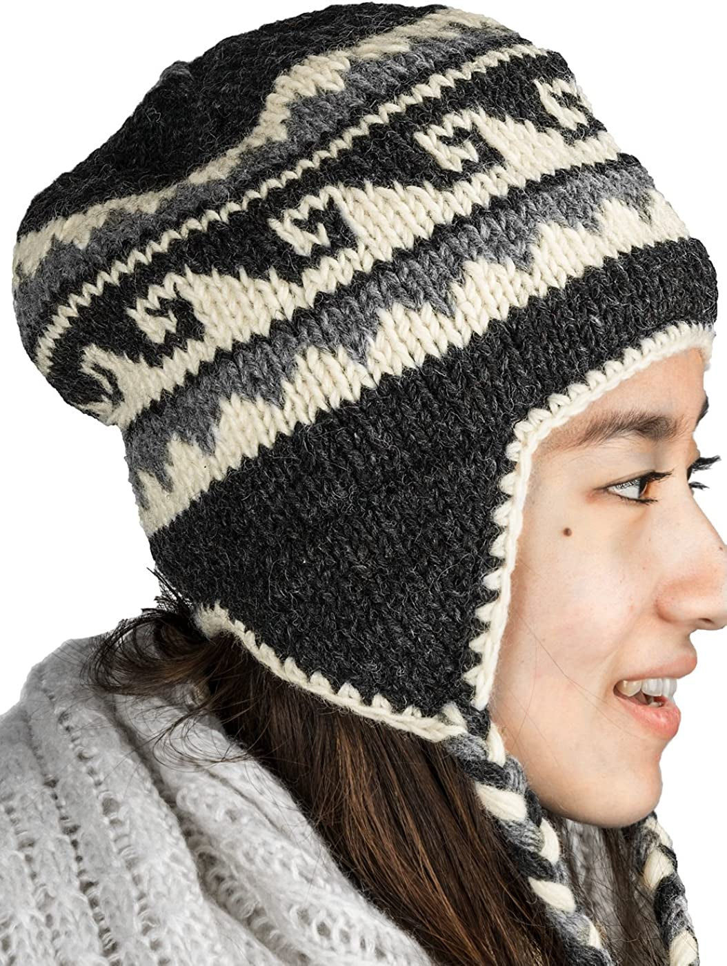 Tribe Azure Fair Trade Womens Beanie Hats, Warm Hats for Women Knit Hat for Women Women'S Skullies & Beanie for Women Apparel & Accessories > Clothing Accessories > Hats Tribe Azure Fair Trade