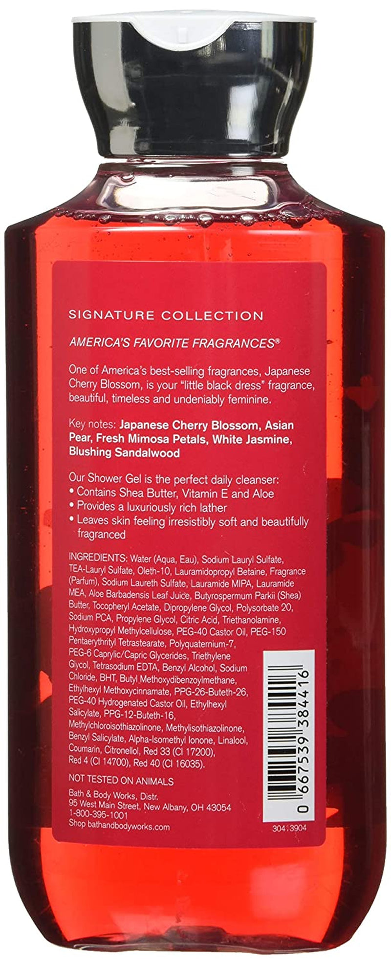 Bath & Body Works, Signature Collection Shower Gel, Japanese Cherry Blossom, 10 Fl. Oz. Health & Beauty > Personal Care > Cosmetics > Bath & Body Bath & Body Works
