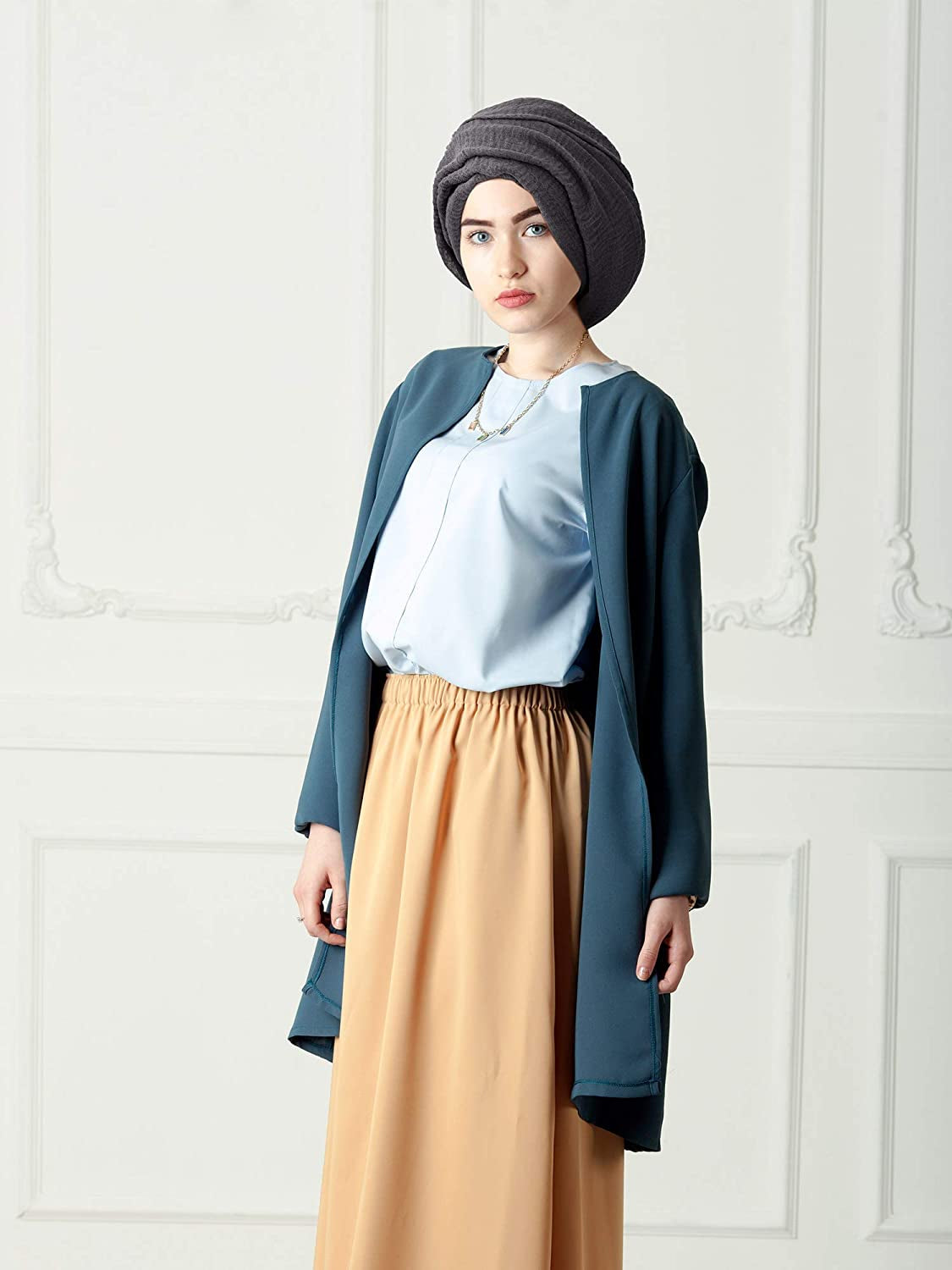 Women Scarf Shawl Blend Crinkle Scarf Wrap Head Scarf for All Seasons Apparel & Accessories > Clothing Accessories > Scarves & Shawls Geyoga