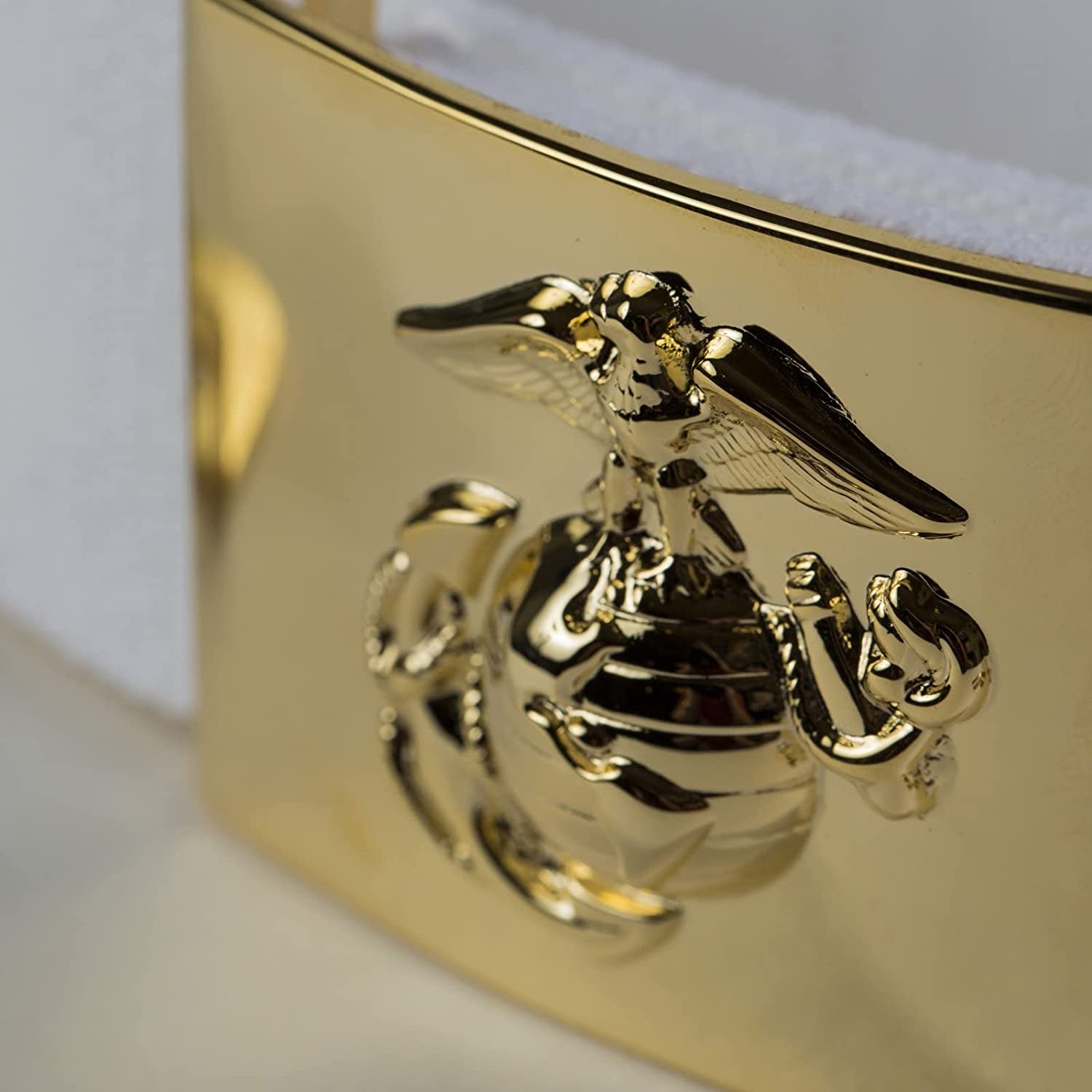 USMC White Dress Buckle Apparel & Accessories > Clothing Accessories > Belts Marlow White