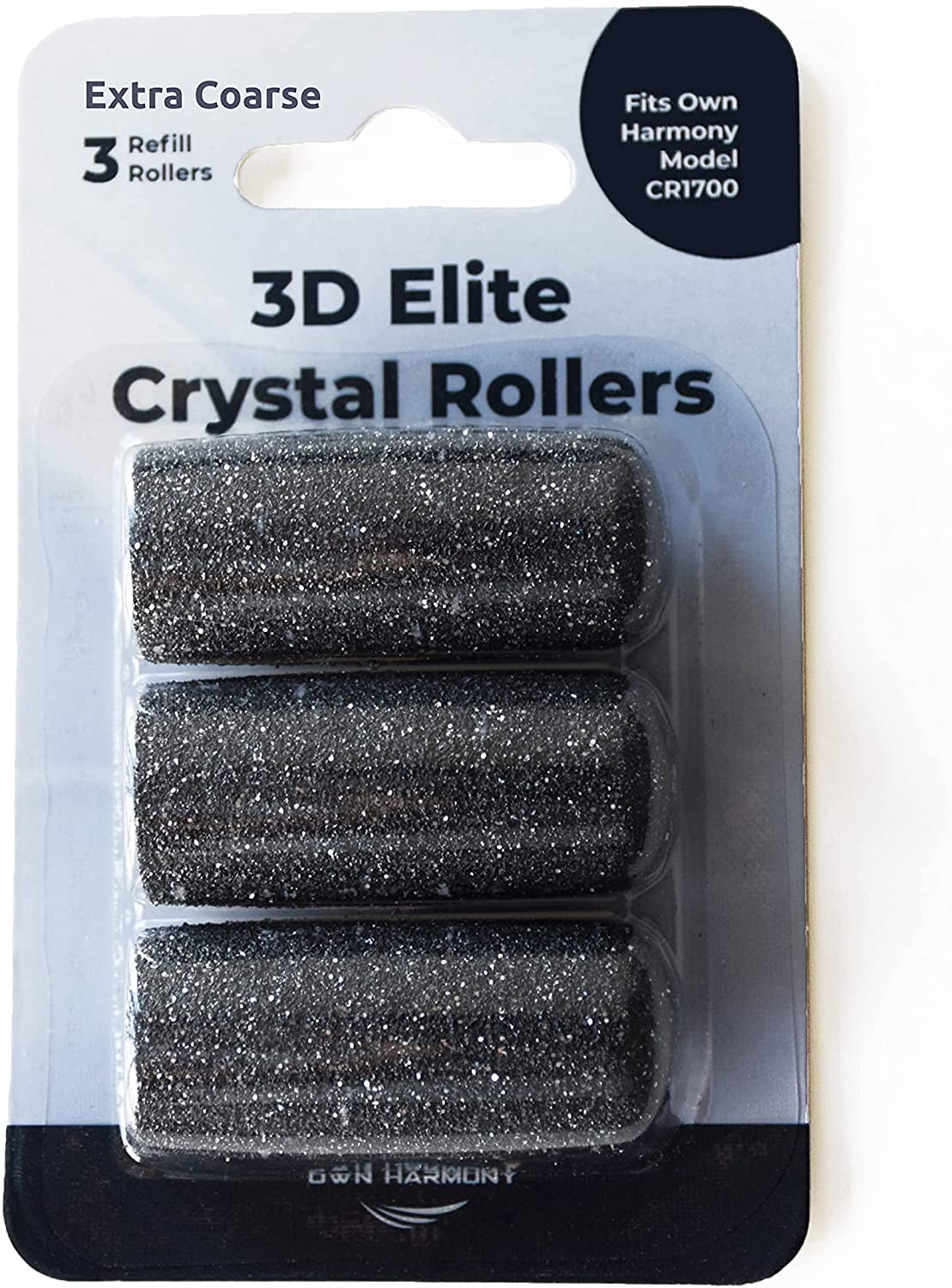 Extra Coarse Refill Rollers by Own Harmony - Best Fit for Electric Callus Remover CR1700: Professional Foot Care for Healthy Feet, Pedicure File Tools - Refills 3 Pack Replacement Roller Heads Health & Beauty > Personal Care > Foot Care Own Harmony