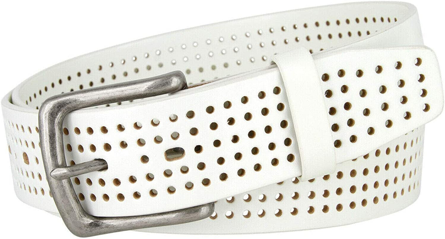 Western Floral Engraved Embossed Tooled Genuine Leather Belt Strap or Belt 1-1/2"(38Mm) Wide, Multi-Style Options Apparel & Accessories > Clothing Accessories > Belts Belts.com