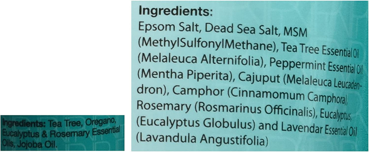 Purely Northwest-Tea Tree Oil Foot Soak & Nail Repair Oil Set- for Damaged Nails, Athletes Foot, Smelly Feet and Foot Callus - Made in the USA Health & Beauty > Personal Care > Foot Care Purely Northwest