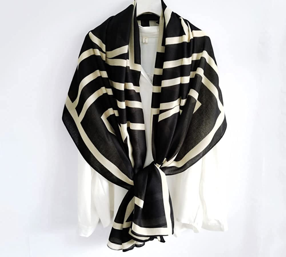 JERLA Women'S Scarves Lady Light Soft Fashion Solid Scarf Wrap Shawl Plaid Scarf Apparel & Accessories > Clothing Accessories > Scarves & Shawls JERLA