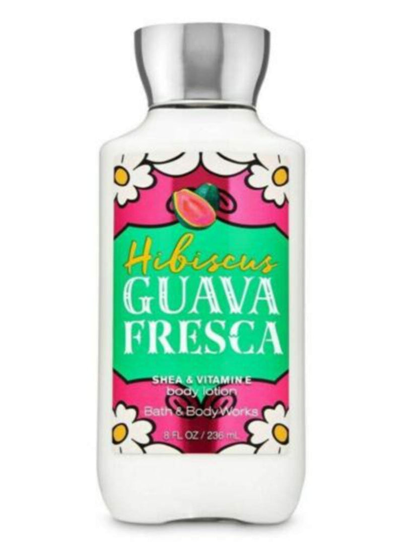Bath and Body Works Hibiscus Guava Fresca Lotion 8 Ounce Full Size Health & Beauty > Personal Care > Cosmetics > Bath & Body Bath & Body Works