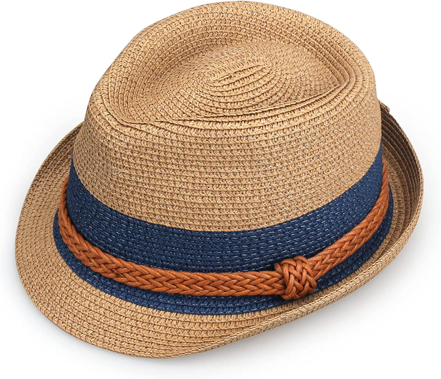 Panama Hat Straw Fedora Sun Hats Vintage Braid for Women & Men Beach Hat Summer Hat UV UPF 50 Apparel & Accessories > Clothing Accessories > Hats Naivlizer