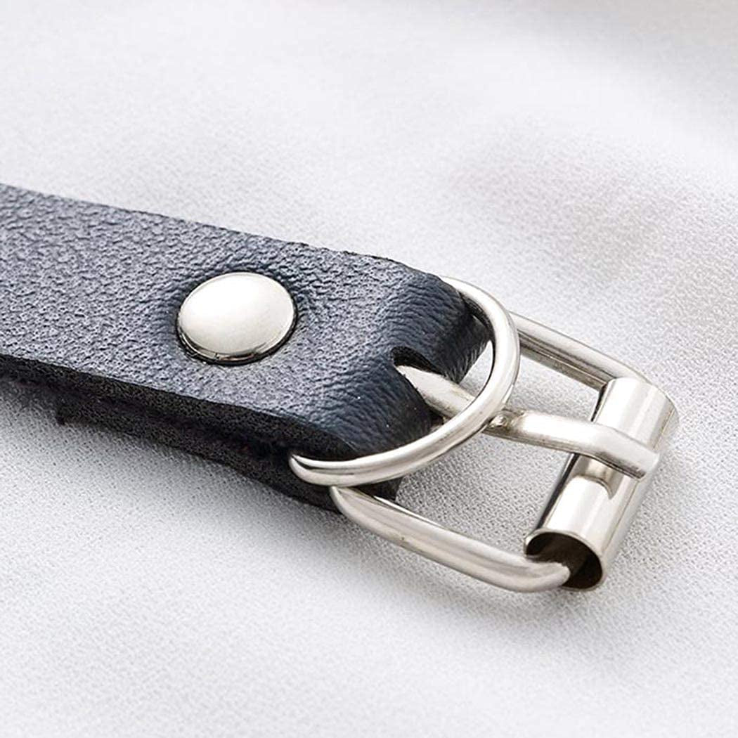 Victray Punk Waist Chain Belt Leather Body Chains Rave Body Jewelry Accessories for Women and Girls (Black) Apparel & Accessories > Jewelry > Body Jewelry Victray