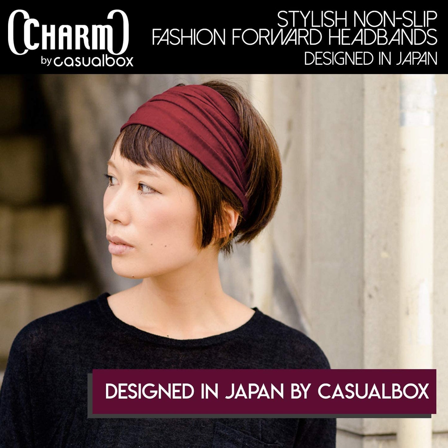 CCHARM Headband Bandana Japanese Style - Mens Head Wrap Womens Hair Band by Casualbox Apparel & Accessories > Clothing Accessories > Bandanas & Headties CCHARM