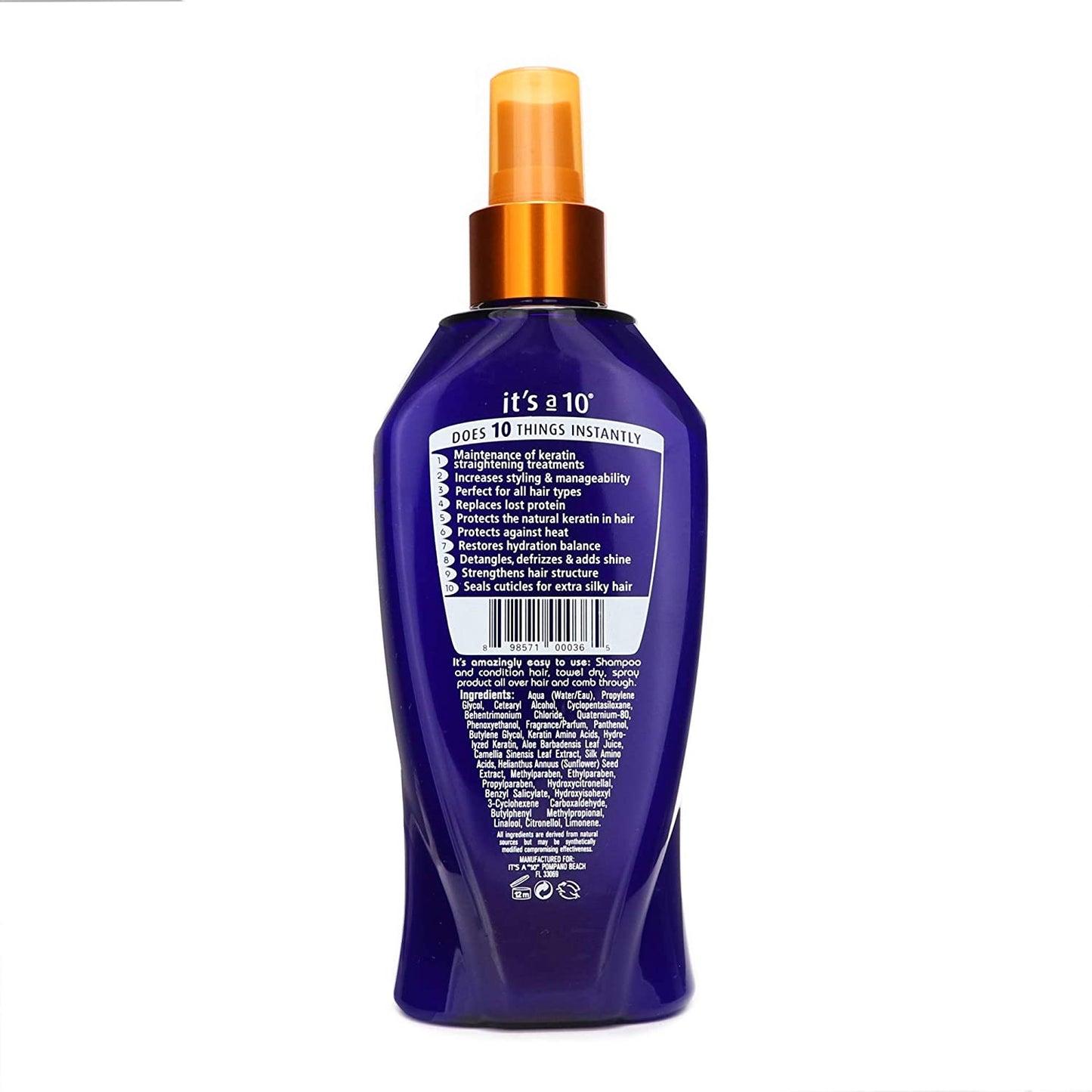 It'S a 10 Miracle Leave-In plus Keratin Spray 10 Oz Health & Beauty > Personal Care > Hair Care it's a 10