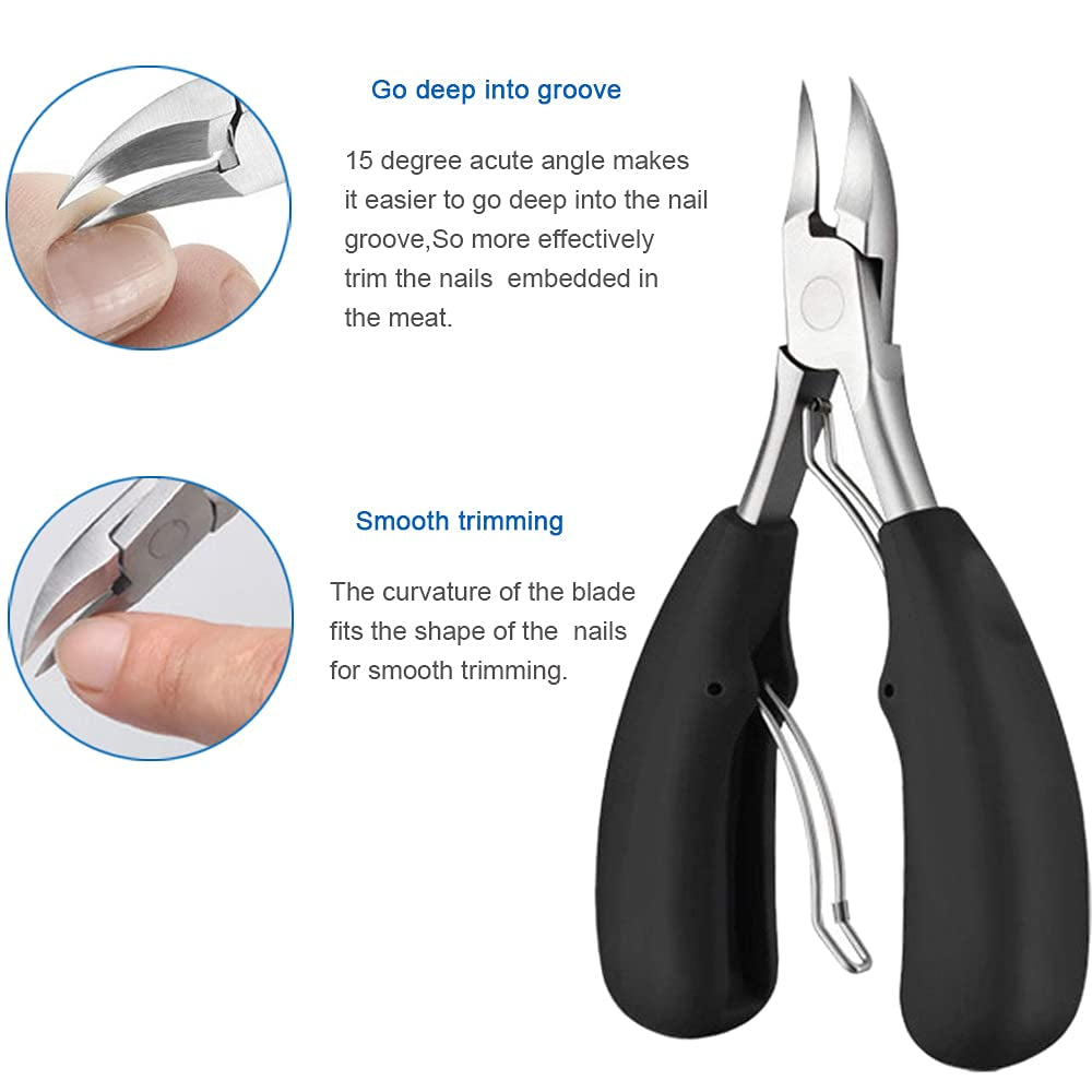 Toe Nail Clippers Tool for Thick Nails and Ingrown Toenails (Heavy Duty Toenail Clippers), One of the Large Nail Nipper,Especially Suitable for Seniors Health & Beauty > Personal Care > Cosmetics > Cosmetic Tools > Nail Tools Horsebang