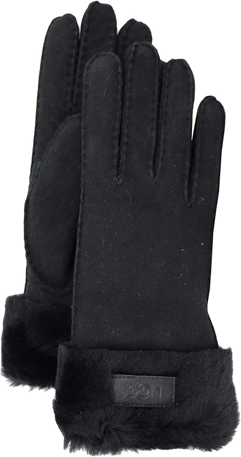 UGG Womens Turn Cuff Glove Apparel & Accessories > Clothing Accessories > Gloves & Mittens UGG Black Large