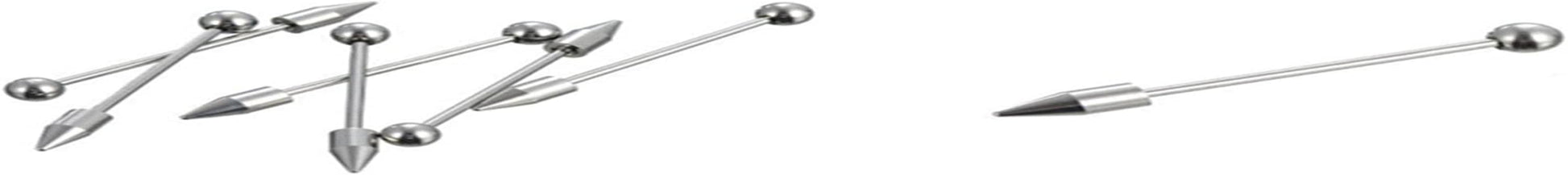 DEFLERS Body Piercing Jewelry Kit Titanium Steel Nose Rings Lip Tongue Tragus Cartilage Rings Hoop Studs Different Styles Apparel & Accessories > Jewelry > Rings Generic