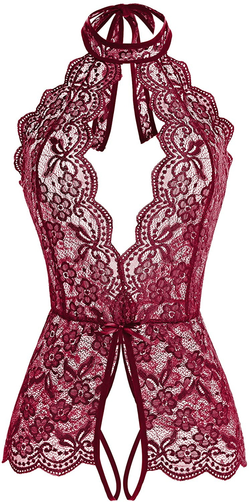 Ababoon Women One Piece Lingerie Lace Sexy Baby Dolls Teddy Sleepwear Apparel & Accessories > Clothing > Underwear & Socks > Lingerie Kylie Max