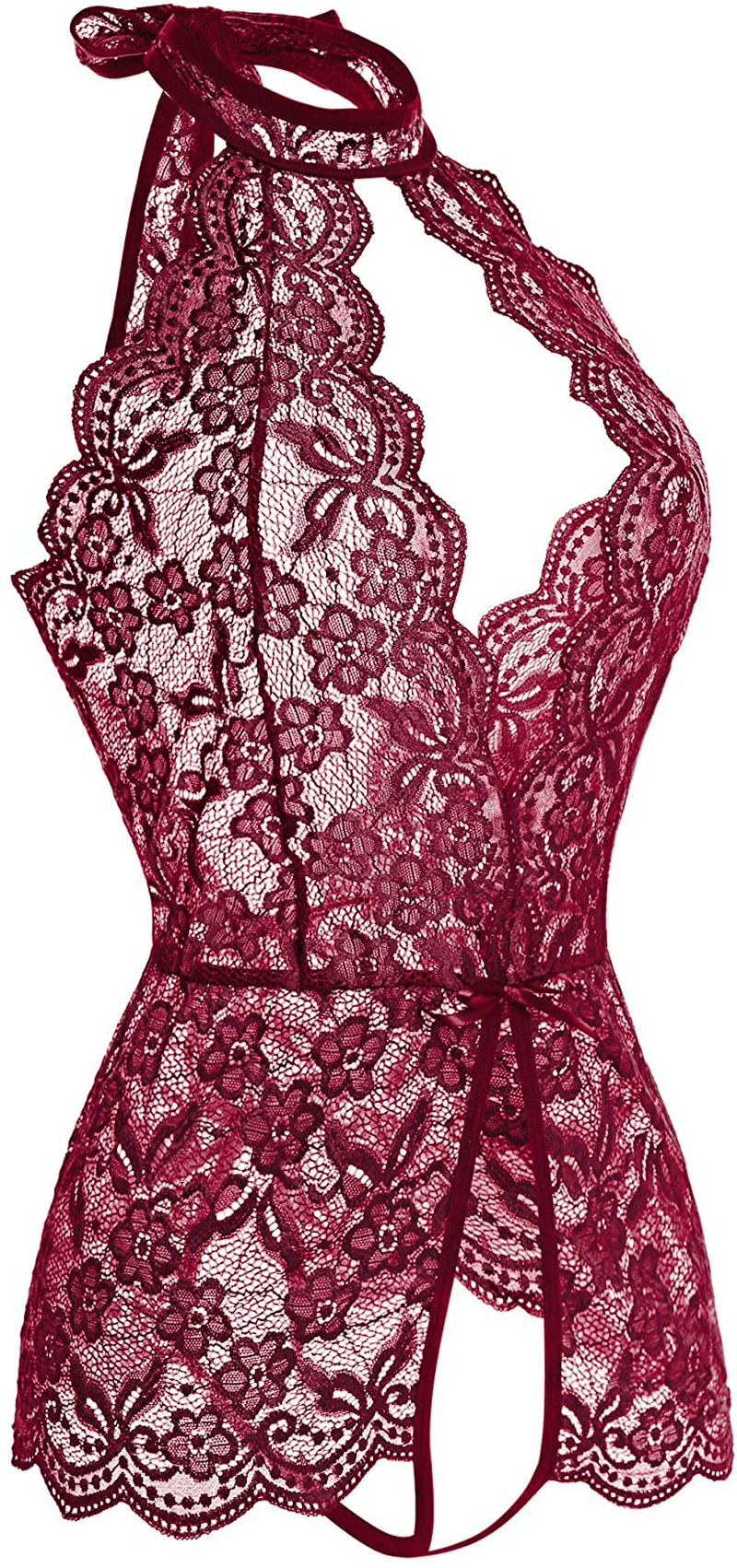 Ababoon Women One Piece Lingerie Lace Sexy Baby Dolls Teddy Sleepwear Apparel & Accessories > Clothing > Underwear & Socks > Lingerie Kylie Max