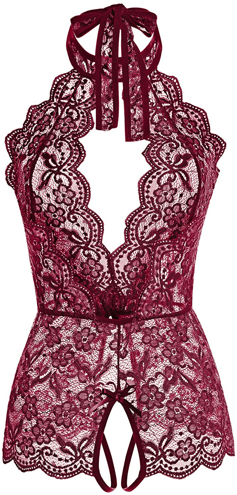 Ababoon Women One Piece Lingerie Lace Sexy Baby Dolls Teddy Sleepwear Apparel & Accessories > Clothing > Underwear & Socks > Lingerie Kylie Max