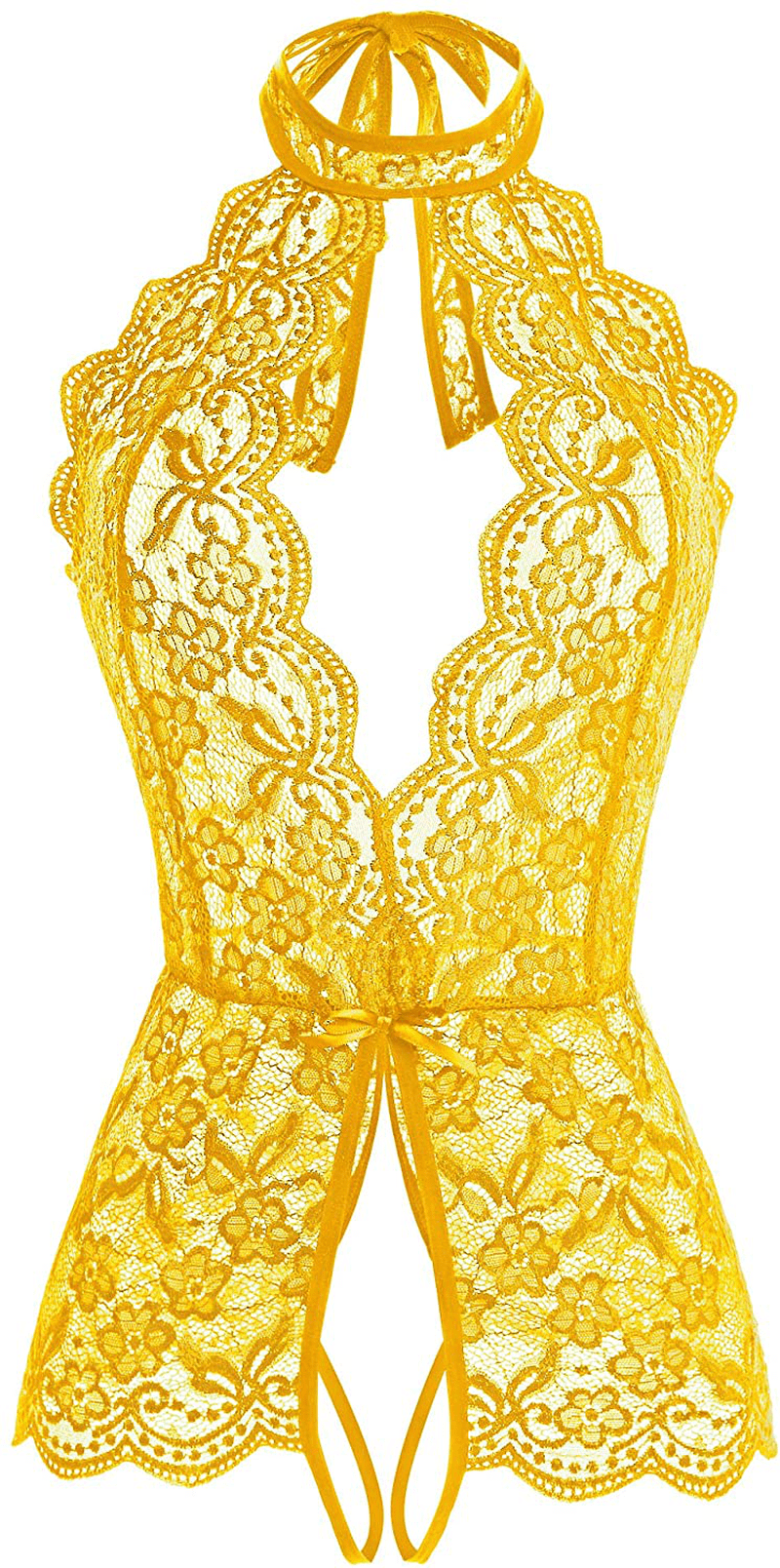 Ababoon Women One Piece Lingerie Lace Sexy Baby Dolls Teddy Sleepwear Apparel & Accessories > Clothing > Underwear & Socks > Lingerie Kylie Max