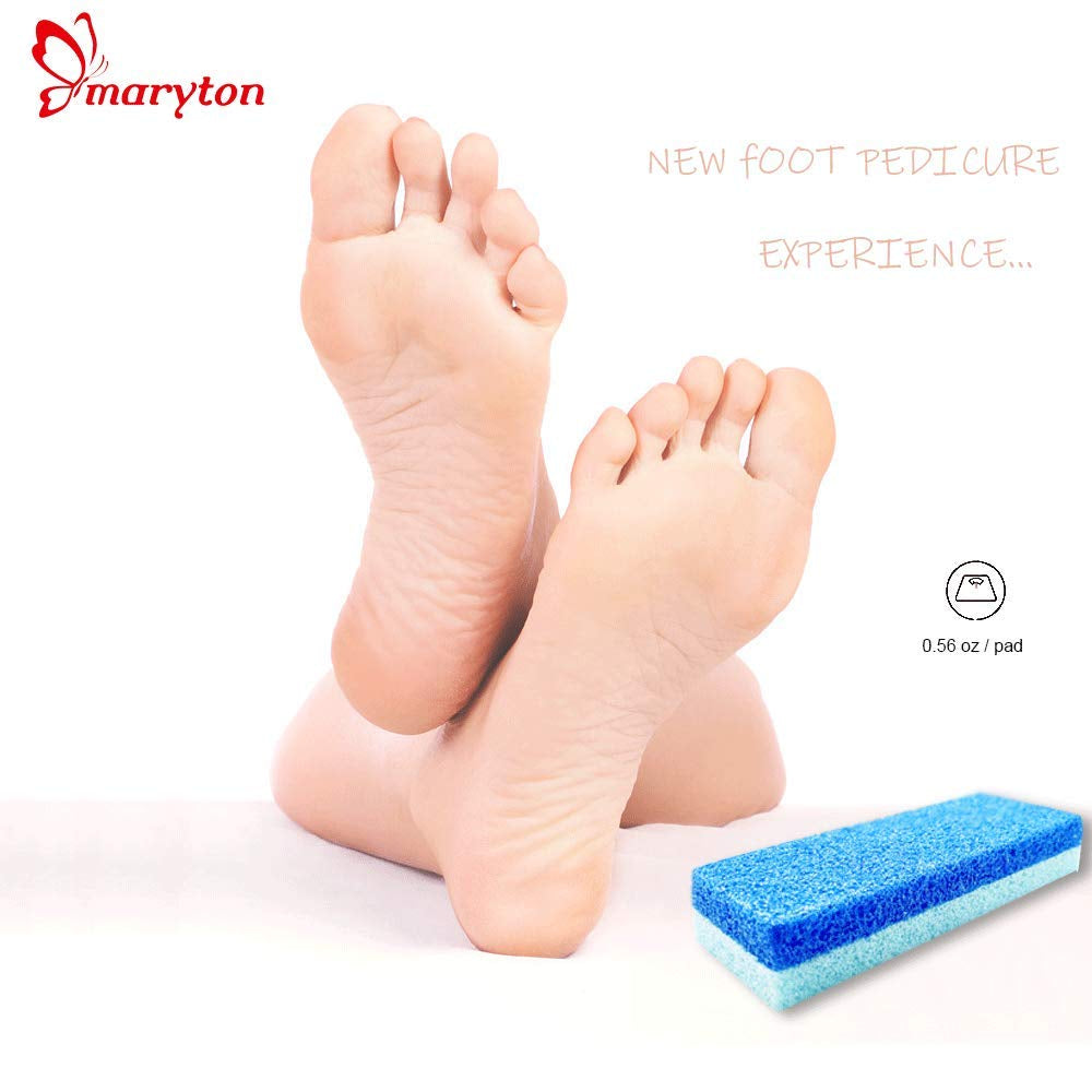 Maryton Foot Pumice Stone for Feet Hard Skin Callus Remover and Scrubber (Pack of 4) (Blue) Health & Beauty > Personal Care > Foot Care MARYTON