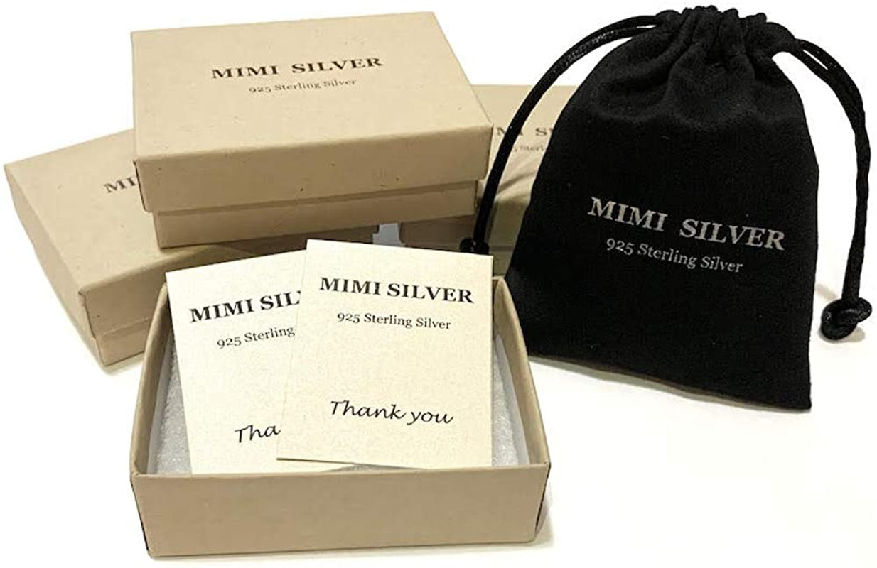 MIMI 925 Sterling Silver Hammered Square Drop Dangle Earrings Apparel & Accessories > Jewelry > Earrings Mimi Silver