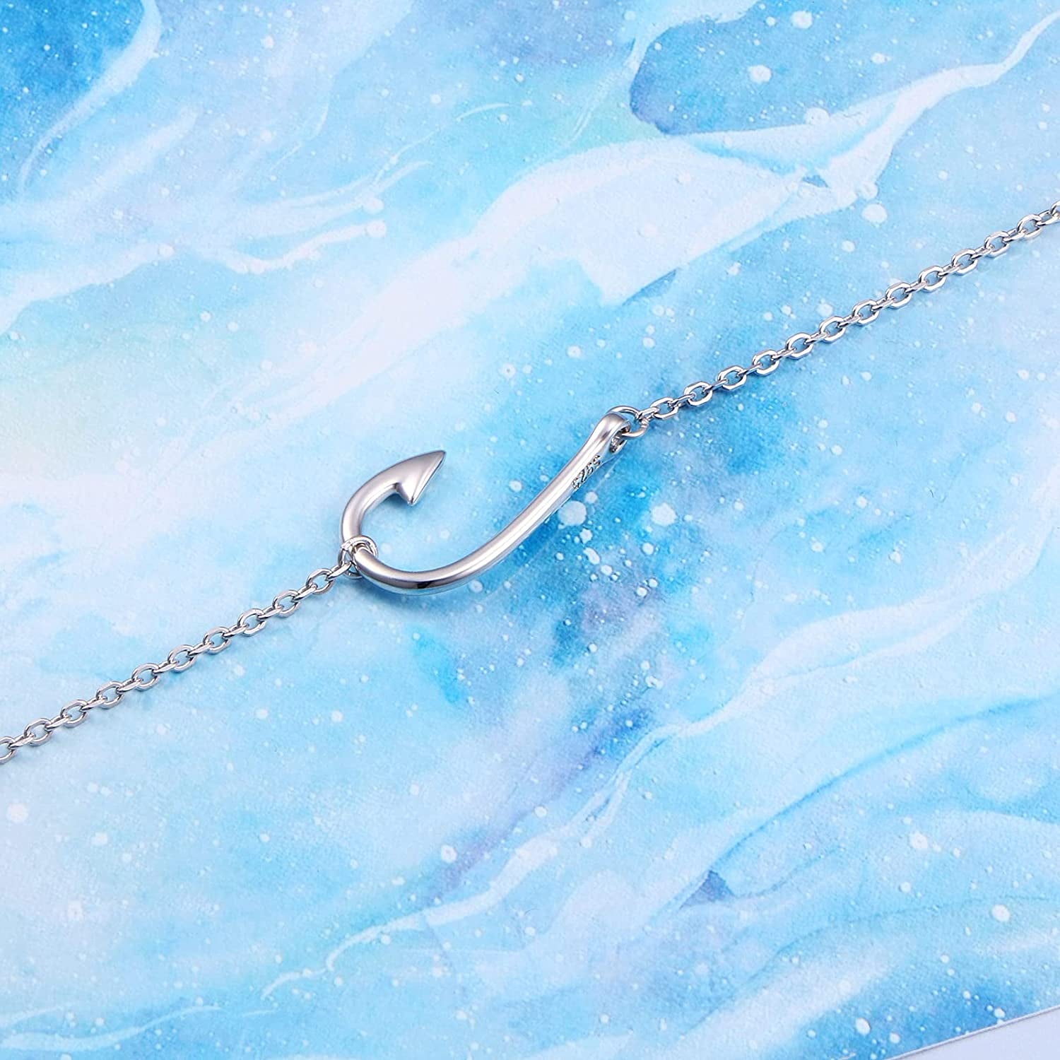 DAOCHONG Anklet for Women S925 Sterling Silver Adjustable Foot Chain Ankle Bracelet Anklets Jewelry Apparel & Accessories > Jewelry > Anklets harmonyball jewelry