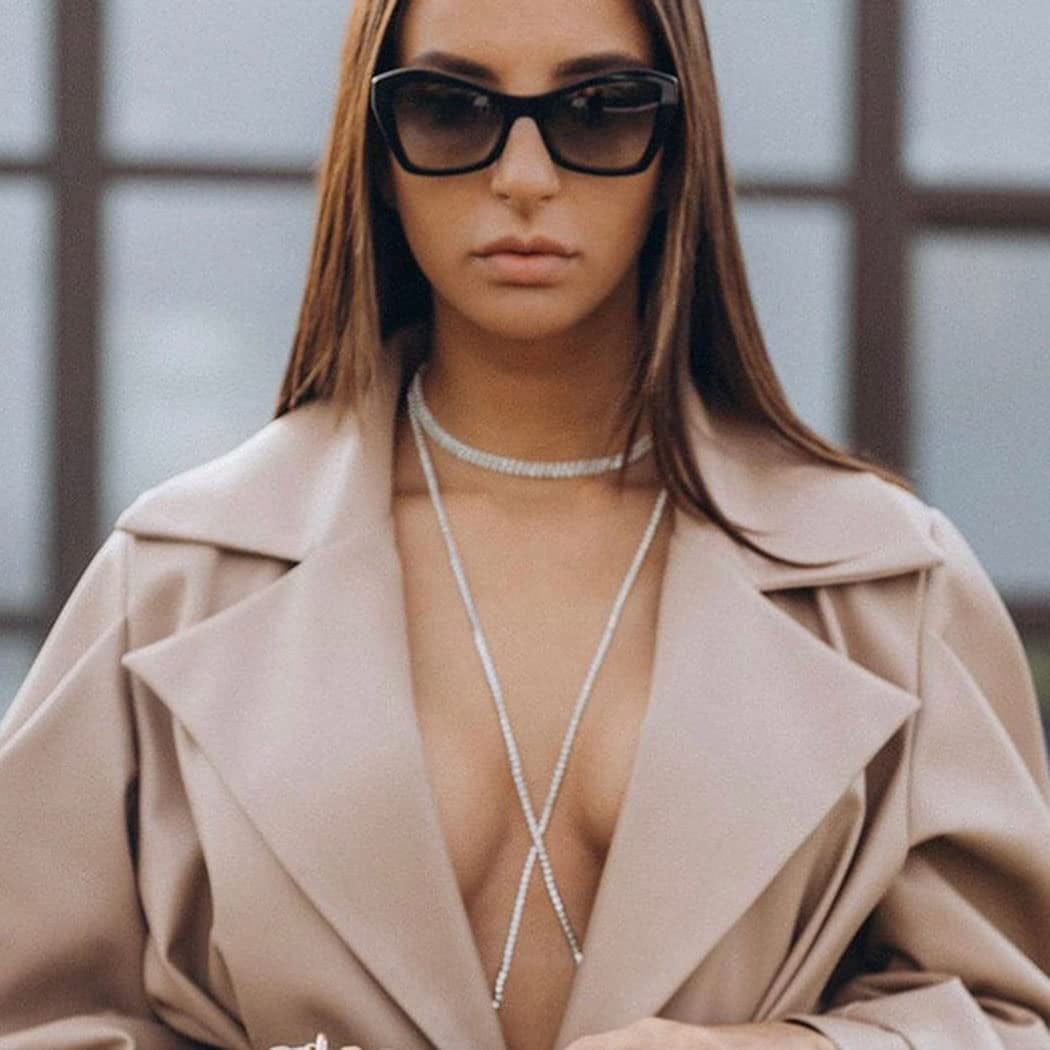 Acenail Boho Sexy Beach Body Chain Crystal Bikini Belt Chains Summer Rhinestone Bra Waist Body Jewelry for Women and Girls (Silver) Apparel & Accessories > Jewelry > Body Jewelry Acenail