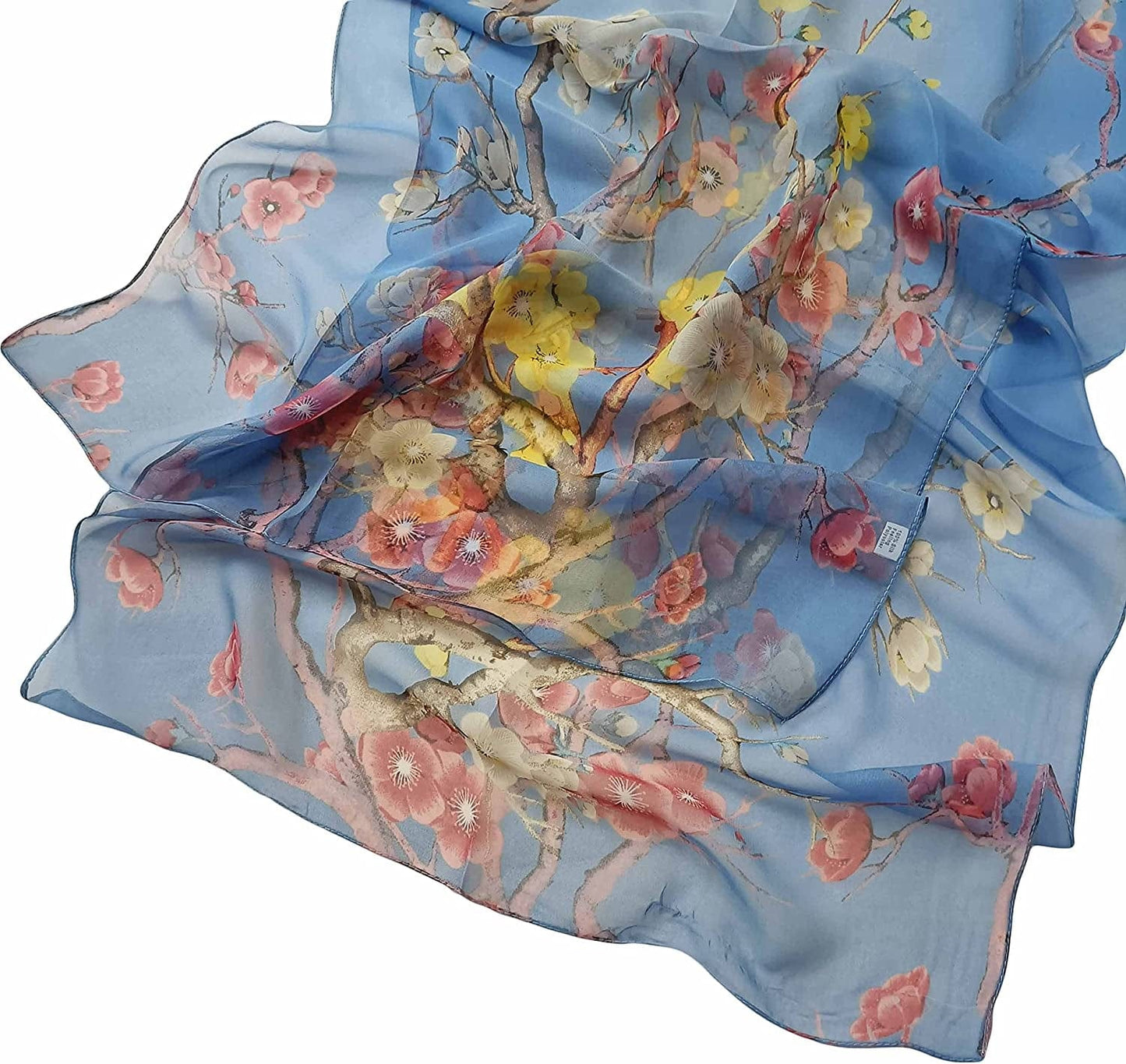 Acotavie 2 Pcs Scarfs for Women Lightweight Scarves Fashion Floral Print Shawls Holiday Gifts Scarf Apparel & Accessories > Clothing Accessories > Scarves & Shawls Acotavie