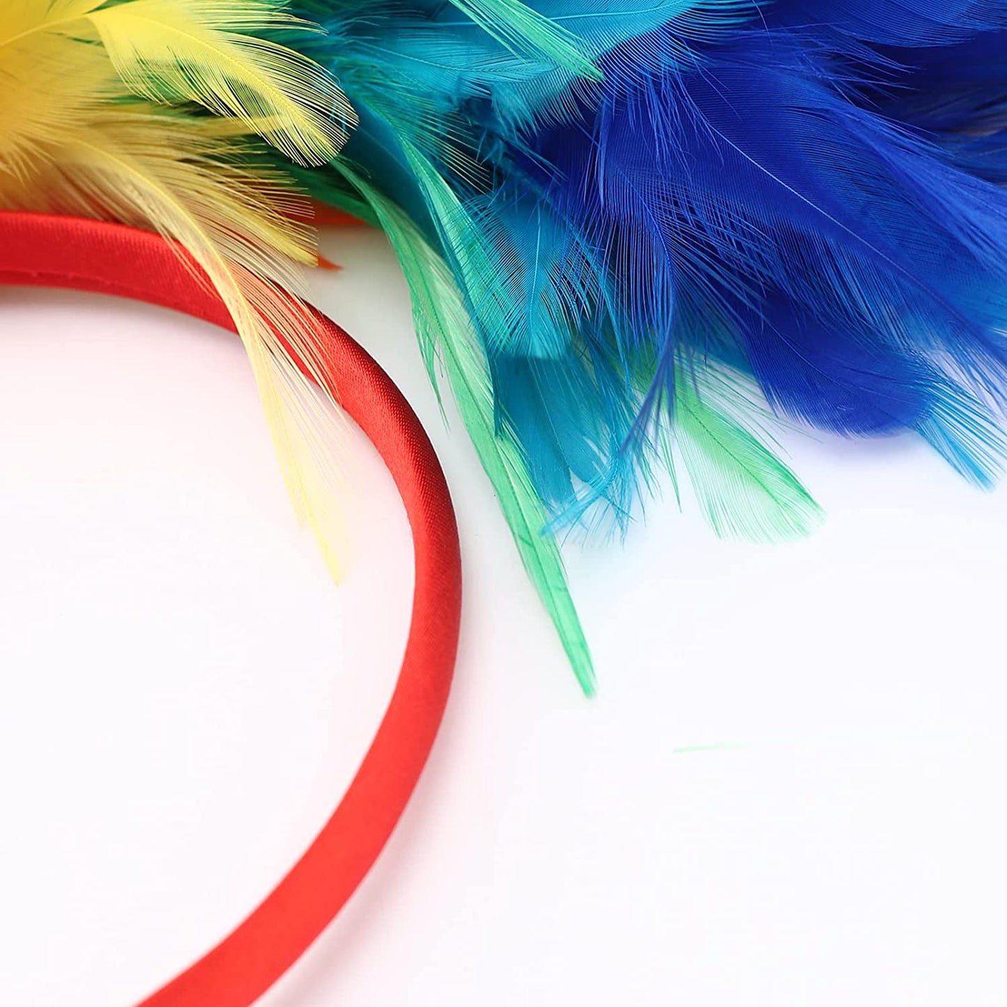 DRESHOW 1920S Fascinator Feather Headband for Women Cocktail Tea Party Headwear Flapper Gatsby Headpiece Apparel & Accessories > Clothing Accessories > Headwear DRESHOW