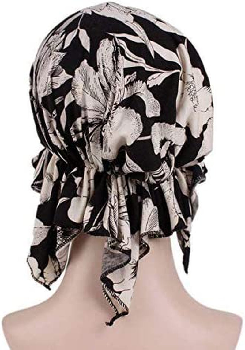 Chemo Head Scarf Head Wrap Headwear Beanie Skull Cover Cap Hair Loss Hat for Women Apparel & Accessories > Clothing Accessories > Headwear LUFUTE