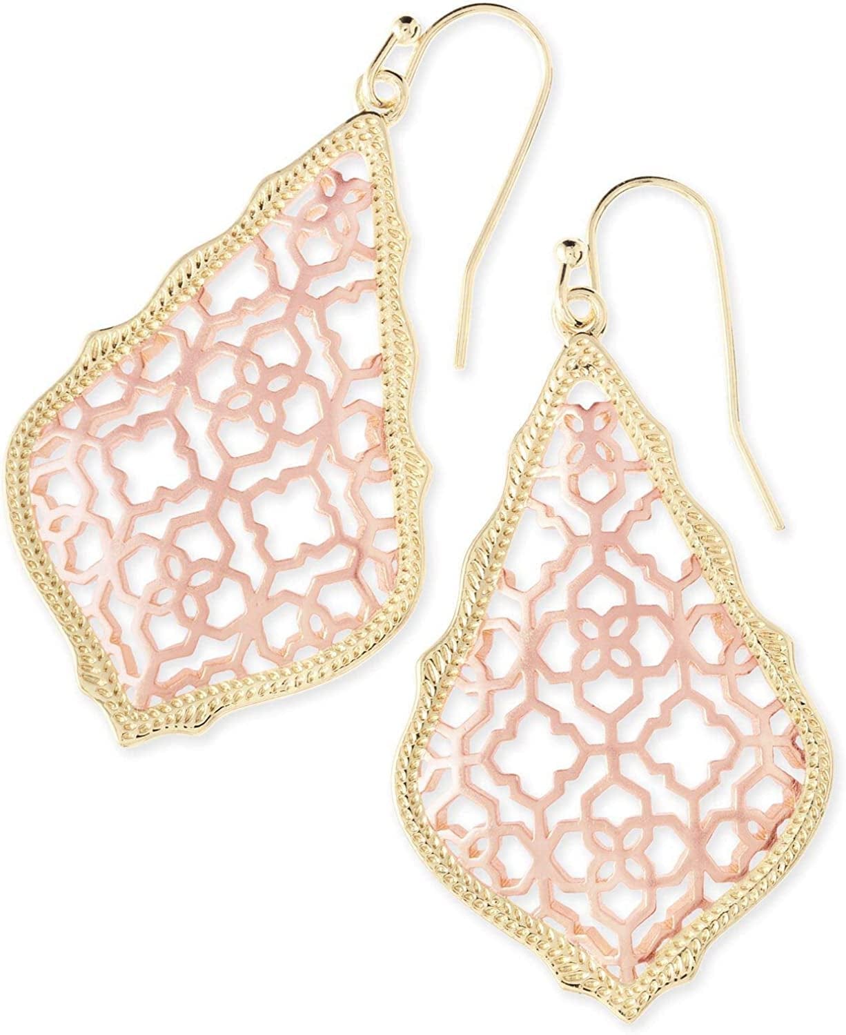 Addie Drop Earrings for Women in Filigree, Fashion Jewelry ROSE GOLD AND GOLD-PLATED MIX