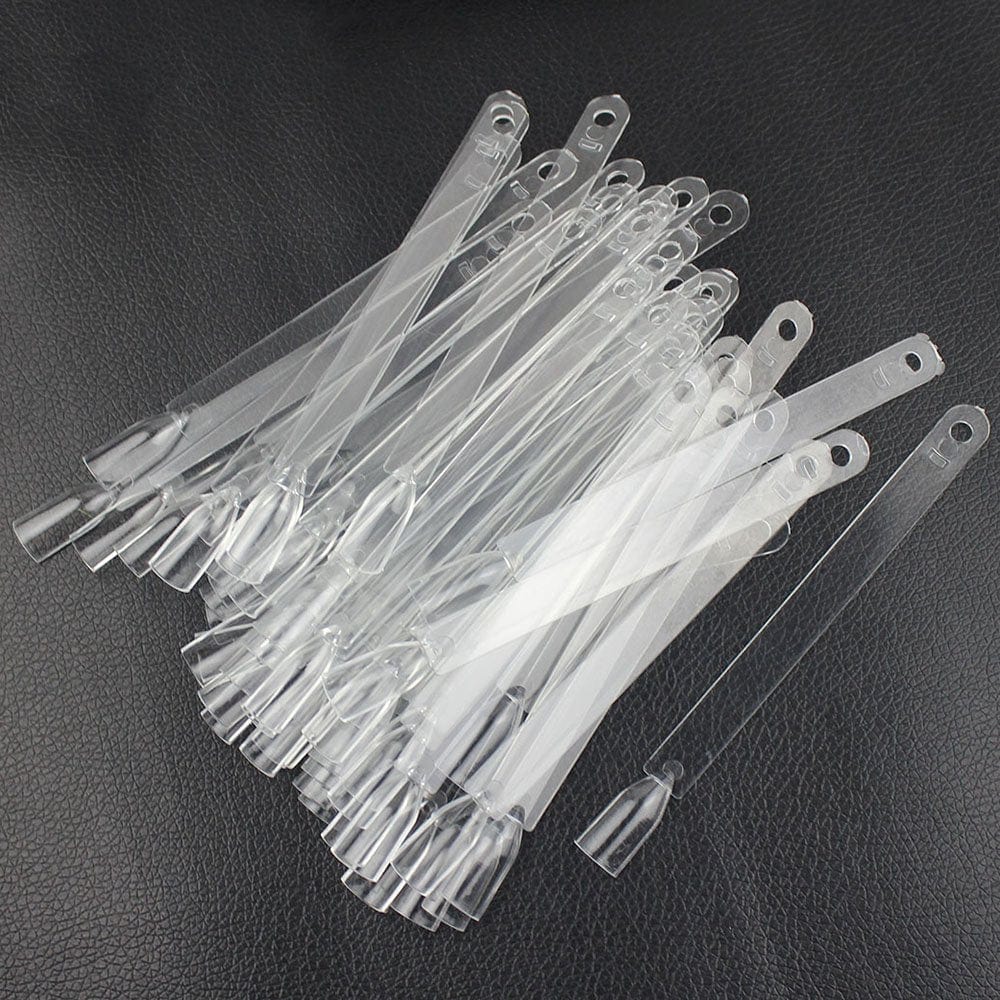 Adecco LLC Fan-Shaped False Fake Nail Art Tips Sticks Polish Gel Salon Display Chart Practice Tool (200 Pack) Health & Beauty > Personal Care > Cosmetics > Cosmetic Tools > Nail Tools Adecco LLC