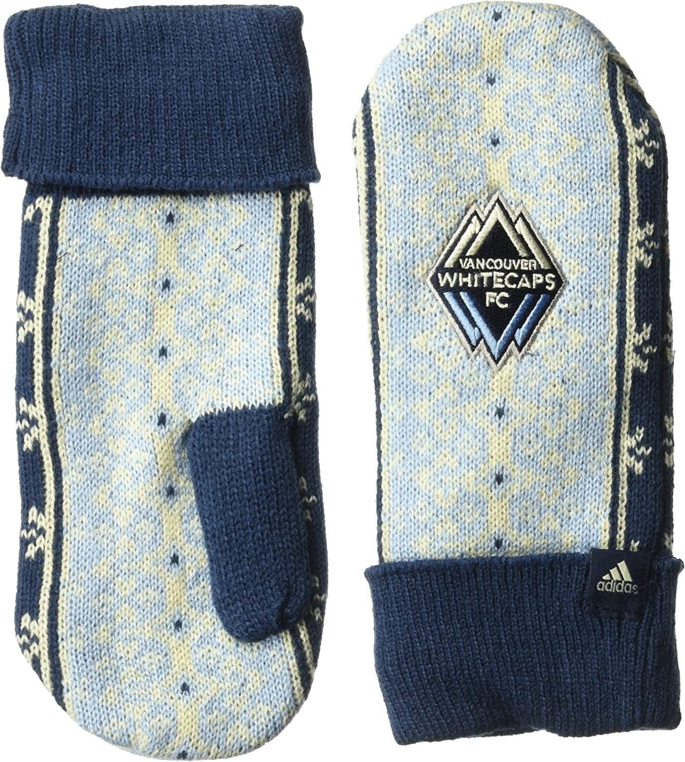 Adidas Adult Women Fair Isle Mitten Apparel & Accessories > Clothing Accessories > Gloves & Mittens Adidas Licensed Division - Headwear Navy/Blue Vancouver Whitecaps One Size